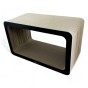 Drapak Prostokąt XXL 60x35x30 cm CZARNY Mruu&amp;Pruu, drapak prostokąt, drapak prosty, wydajny drapak, drapak dla kota, drapak