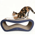 Katzenkratzbaum LEON mega 78x28x24 cm SCHWARZ