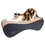 Großer Katzenkratzbaum MIMI 70x23x24 cm SCHWARZ
