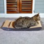 PREMIUM schwarzer Karton Katzenkratzer, hochwertiger Katzenkratzer, umweltfreundlicher Katzenkratzer, schwarzer Katzenkratzer, Kratzer