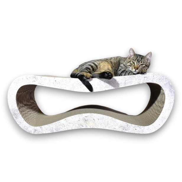 mega katzenkratzer , karton kratzer , grauer katzenkratzer , karton katzenkratzer , abmessungen des katzenkratzers 78 x 28 x 25 cm , hochwertiger grauer katzenkratzer , hochwertiger katzenkratzer