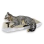 PREMIUM grauer Karton Katzenkratzer, hochwertiger Katzenkratzer, umweltfreundlicher Katzenkratzer, grauer Katzenkratzer, Kratzer