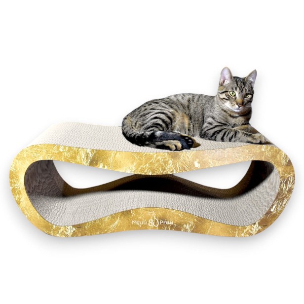 mega katzenkratzer , karton kratzer , goldener katzenkratzer , karton katzenkratzer , abmessungen des katzenkratzers 78 x 28 x 25 cm , premium goldener katzenkratzer , premium katzenkratzer