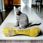 großer Katzenkratzer , Katzenkratzer aus Pappe , goldener Katzenkratzer , Katzenkratzer aus Pappe , Maße des Katzenkratzers 70 x 23 x 25 cm , Katzenkratzer , Katzenkratzer aus Pappe , goldener Katzenkratzer premium , goldener Katzenkratzer , mruupruu