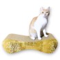 großer Katzenkratzer , Katzenkratzer aus Pappe , goldener Katzenkratzer , Katzenkratzer aus Pappe , Maße des Katzenkratzers 70 x 23 x 25 cm , Katzenkratzer , Katzenkratzer aus Pappe , goldener Katzenkratzer premium , goldener Katzenkratzer , mruupruu