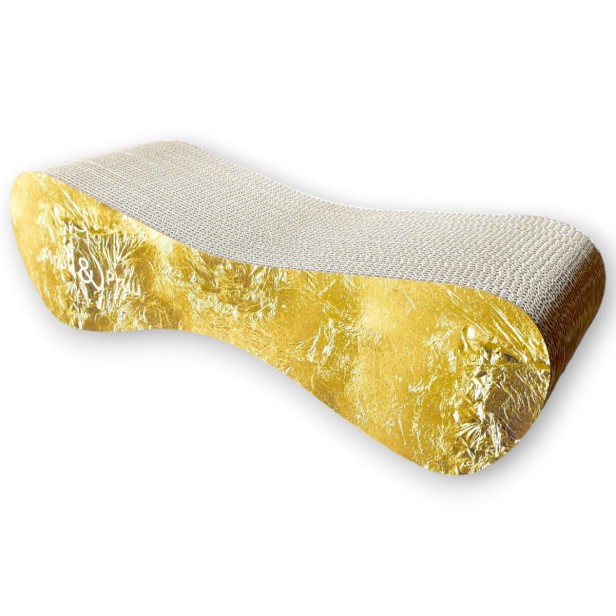 großer Katzenkratzer , Katzenkratzer aus Pappe , goldener Katzenkratzer , Katzenkratzer aus Pappe , Maße des Katzenkratzers 70 x 23 x 25 cm , Katzenkratzer , Katzenkratzer aus Pappe , goldener Katzenkratzer premium , goldener Katzenkratzer , mruupruu