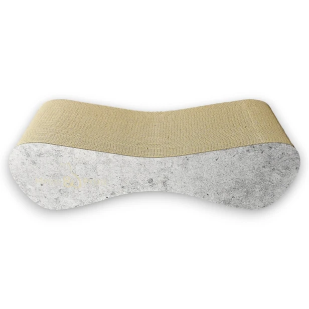 Großer Katzenkratzer , Katzenkratzer aus Pappe , Grauer Katzenkratzer , Katzenkratzer aus Pappe , Maße des Katzenkratzers 70 x 23 x 25 cm , Katzenkratzer , Katzenkratzer aus Pappe , Grauer Premium-Katzenkratzer , Grauer Katzenkratzer , Mruupruu