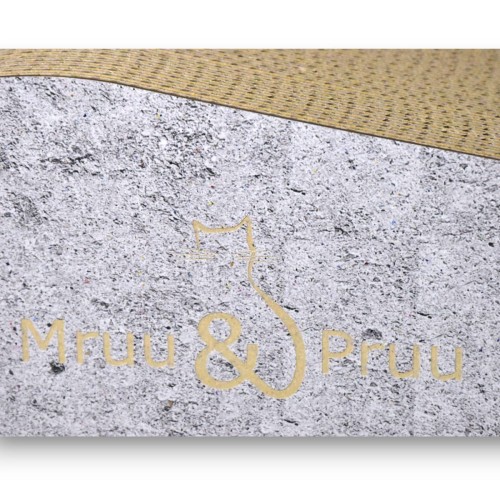 Großer Katzenkratzer , Katzenkratzer aus Pappe , Grauer Katzenkratzer , Katzenkratzer aus Pappe , Maße des Katzenkratzers 70 x 23 x 25 cm , Katzenkratzer , Katzenkratzer aus Pappe , Grauer Premium-Katzenkratzer , Grauer Katzenkratzer , Mruupruu