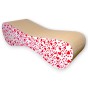 Katzenkratzer groß 70x23x24 cm weiß mit Herzen, Katzenkratzer, Premium-Katzenkratzer, Premium-Katzenkratzer, umweltfreundlicher Katzenkratzer, Kratzer, Liebeskratzer, Herzkratzer, weißer Kratzer