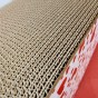 Katzenkratzer groß 70x23x24 cm weiß mit Herzen, Katzenkratzer, Premium-Katzenkratzer, Premium-Katzenkratzer, umweltfreundlicher Katzenkratzer, Kratzer, Liebeskratzer, Herzkratzer, weißer Kratzer