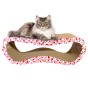 Katzenkratzbaum LEON mega 78x28x24 cm WEISS mit Herzen, Katzenkratzbaum, Premium Katzenkratzbaum, ökologischer Katzenkratzbaum, Kratzbaum, Kratzbaum Liebe, Kratzbaum mit Herzen