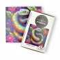 Schlangenpuzzle, Schlange, bunte Schlange, Schlange auf buntem Hintergrund, 25x25cm , quadratisches Puzzle, unregelmäßige Formen, Holzpuzzle, 150 Teile, Puzzle, mruupruu, mruupruu-Puzzle