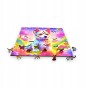 Puzzle mit Hund, Hund, Hund, Hund auf farbigem Hintergrund, 25x25cm , quadratisches Puzzle, unregelmäßige Formen, Holzpuzzle, 150 Teile, Puzzle, mruupruu, mruupruu-Puzzle