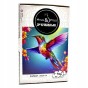 Kolibri-Puzzle, Kolibri, Kolibri auf farbigem Hintergrund, 25x25cm , quadratisches Puzzle, unregelmäßige Formen, Holzpuzzle, 150 Teile, Puzzle, mruupruu, mruupruu-Puzzle