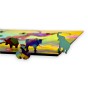 Puzzle mit Ameise, Ameise, niedliche Ameise, Ameise auf farbigem Hintergrund, 25x25cm , quadratisches Puzzle, unregelmäßige Formen, Holzpuzzle, 150 Teile