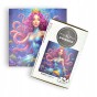 Puzzle Frau Oktopus , Krake , Unterwasserlandschaft , 25x25cm , quadratisches Puzzle, unregelmäßige Formen, Holzpuzzle, 150 Teile