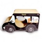 Kratzwagen Schwarz Taxi Karton 60x36x29 cm , Karton Kratzer , Mruupruu , Katzenkratzer