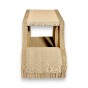 Kratzwagen Schwarz Taxi Karton 60x36x29 cm , Karton Kratzer , Mruupruu , Katzenkratzer
