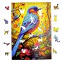 Vogelpuzzle 160 Teile, Holzpuzzle, mruu&amp;pruu puzzle, Vogel, buntes Vogelpuzzle, Holzpuzzle