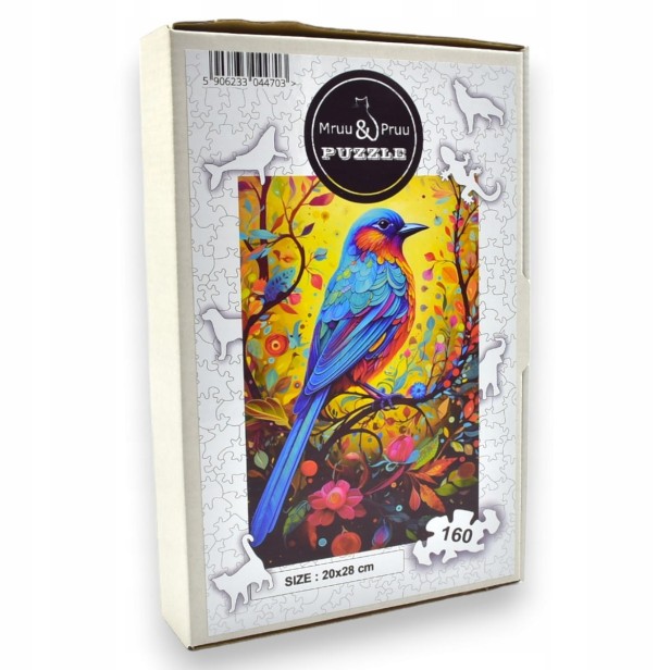 Vogelpuzzle 160 Teile, Holzpuzzle, mruu&amp;pruu puzzle, Vogel, buntes Vogelpuzzle, Holzpuzzle