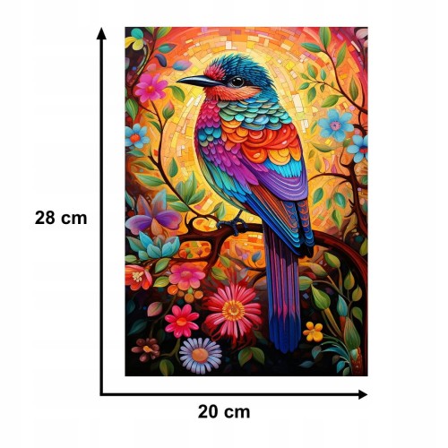 Vogelpuzzle 160 Teile, Holzpuzzle, mruu&amp;pruu puzzle, Vogel, buntes Vogelpuzzle, Holzpuzzle