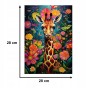 Giraffenpuzzle 160 Teile, Holzpuzzle, mruu&amp;pruu-Puzzle, Giraffe, buntes Giraffenpuzzle