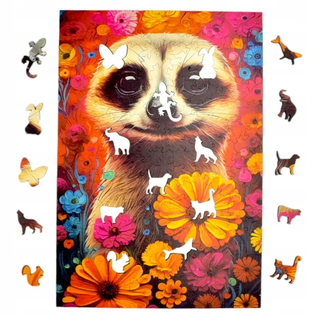 furikake puzzle 160 Teile, Holzpuzzle, mruu&amp;pruu puzzle, furikake, buntes furikake puzzle