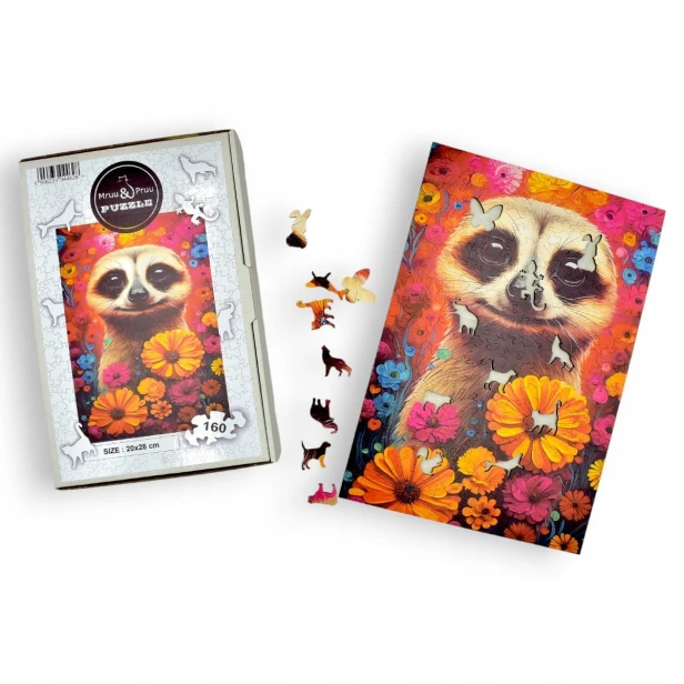 furikake puzzle 160 Teile, Holzpuzzle, mruu&amp;pruu puzzle, furikake, buntes furikake puzzle