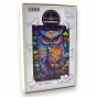 Eulenpuzzle 160 Teile, Holzpuzzle, mruupruu-Puzzle, Eule, buntes Eulenpuzzle