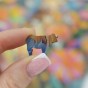 Büffelpuzzle 160 Teile, Holzpuzzle, Mruupruu-Puzzle, Büffel, buntes Büffelpuzzle
