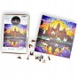 angkor wat puzzle 150 teile, holzpuzzle, mruupruu puzzle, angkor wat, angkor wat farbiges puzzle, glasfenster