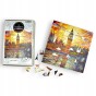 big ben puzzle 150 teile, holzpuzzle, mruupruu puzzle, big ben, buntes big ben puzzle, glasfenster