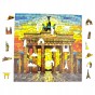 brandenburgisches tor puzzle 150 teile, holzpuzzle, mruupruu puzzle, brandenburgisches tor, buntes brandenburgisches tor puzzle, glasfenster