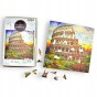 Kolosseum Puzzle 150 Teile, Holzpuzzle, mruupruu Puzzle, Kolosseum, Kolosseum farbiges Puzzle, Buntglasfenster