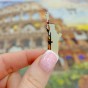 Kolosseum Puzzle 150 Teile, Holzpuzzle, mruupruu Puzzle, Kolosseum, Kolosseum farbiges Puzzle, Buntglasfenster