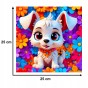 Hundepuzzle 150 Elemente, Holzpuzzle, Mruupruu-Puzzle, Hund, buntes Hundepuzzle