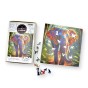 Elefantenpuzzle 150 Elemente, Holzpuzzle, Mruupruu-Puzzle, Elefant im Dschungel