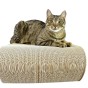großer Katzenkratzer , Kratzer aus Pappe , weißer Katzenkratzer , Katzenkratzer aus Pappe , Maße des Katzenkratzers 70 x 23 x 40 cm , mruupruu