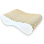 großer Katzenkratzer , Kratzer aus Pappe , weißer Katzenkratzer , Katzenkratzer aus Pappe , Maße des Katzenkratzers 70 x 23 x 40 cm , mruupruu